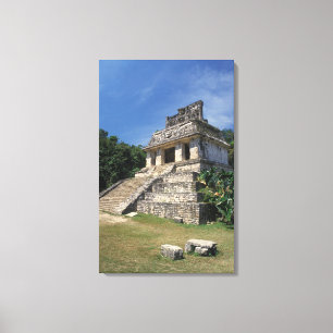 Impressão Em Tela México, Província de Chiapas, Palenque. Templo de