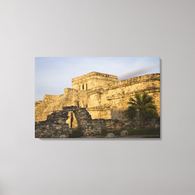 Impressão Em Tela México, Quintana Roo, Península do Iucatão, (Frente)