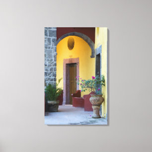 Impressão Em Tela México, San Miguel de Allende, Entrada de Arcada