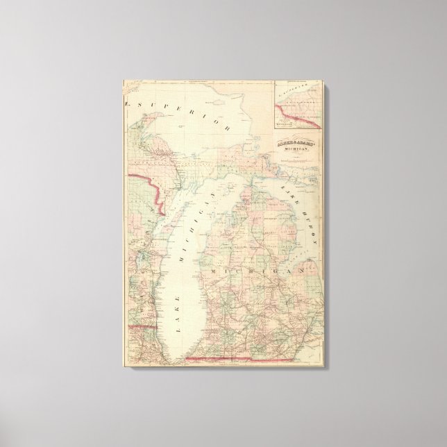 Impressão Em Tela Michigan 8 (Frente)