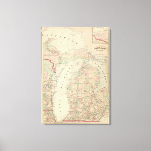 Impressão Em Tela Michigan 8