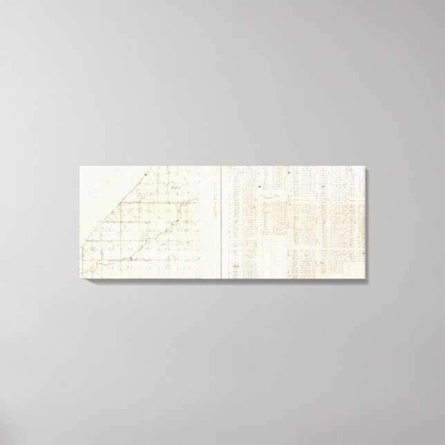 Impressão Em Tela Michigan Survey (Frente)