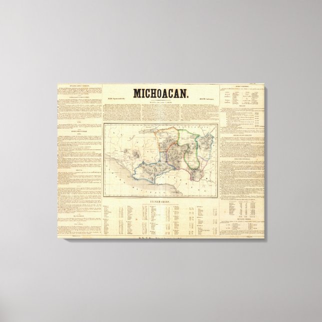 Impressão Em Tela Michoacan, México (Frente)