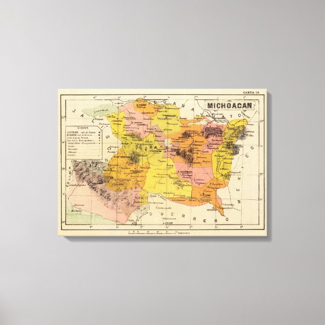 Impressão Em Tela Michoacan, México 2 (Frente)