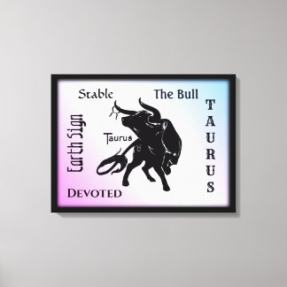 Impressão Em Tela Mighty Taurus, o Bull Zodiac