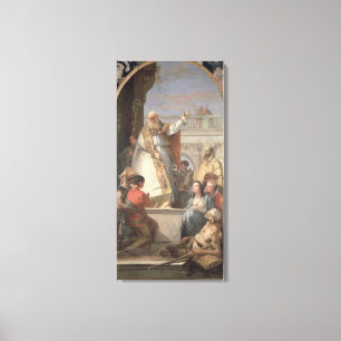 Impressão Em Tela Milagre de St Patrick, c.1746 (óleo em canvas)