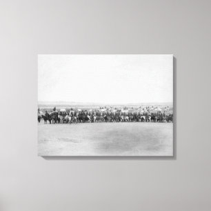 Impressão Em Tela Militares com os 70 escuteiros do indiano de