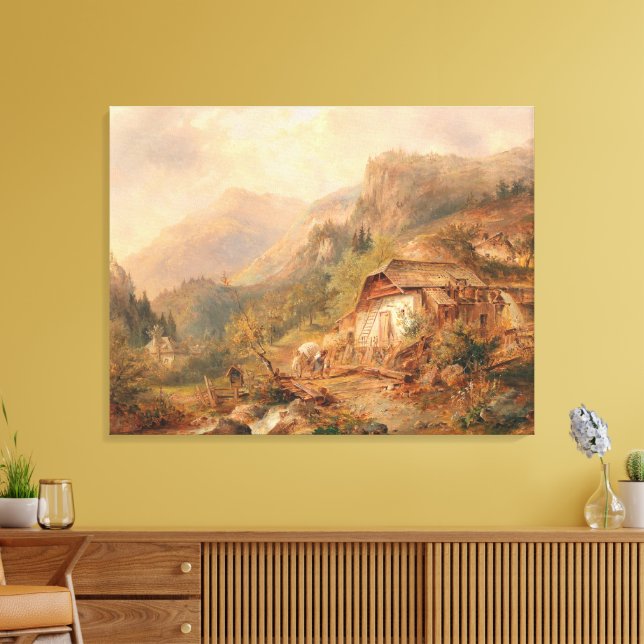 Impressão Em Tela Mill perto de Steierling, Alta Áustria Emil Barbar (Insitu(Sala de estar))