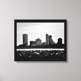 Impressão Em Tela Milwaukee Skyline