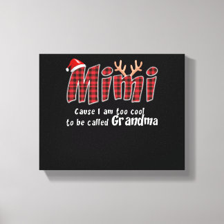 Impressão Em Tela Mimi Gift |Mimi Excelente de Natal Vovó Mimi Lover