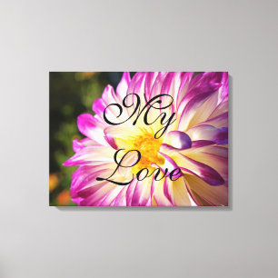 Impressão Em Tela Minha Arte Personalizada de Tela Impressa Flor de