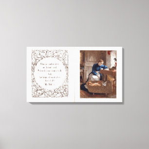 Impressão Em Tela Minha mãe, um poema de Ann Taylor