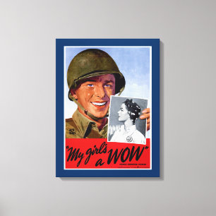 Impressão Em Tela Minhas meninas um wow