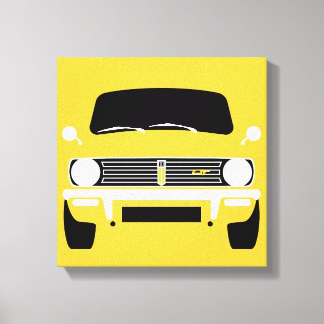 Impressão Em Tela Mini Clubman Clássico (Frente)