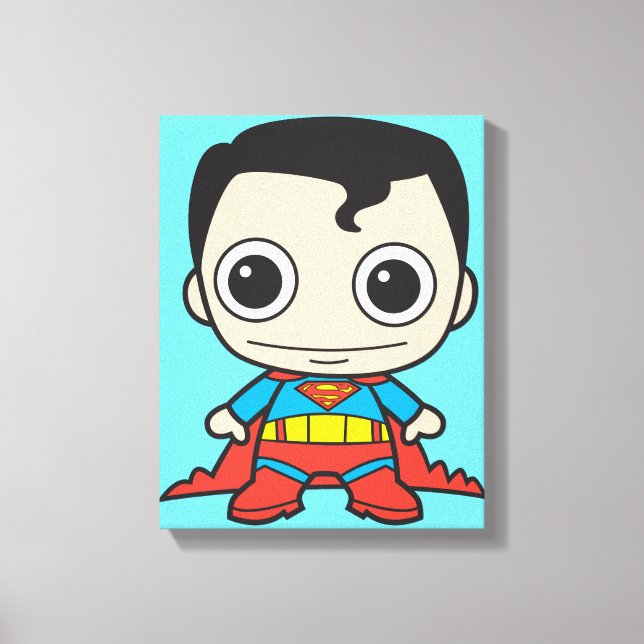 Impressão Em Tela Mini Superman (Frente)