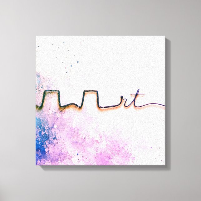 Impressão Em Tela Minimalist RT Design | Inhalotherapy Inspired (Frente)