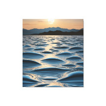 Minimalist Waves at Dawn