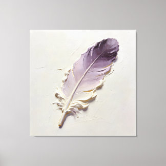 Impressão Em Tela Minimalista Traço de Pintura a Óleo 3D Lavanda Rox