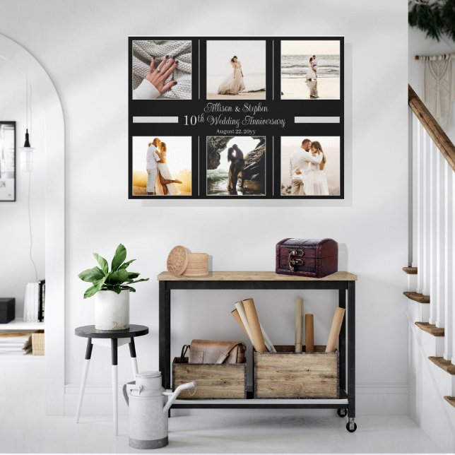 Impressão Em Tela Mínimo 6 Foto 10º Aniversário de Casamento (Criador carregado)