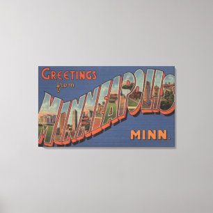 Impressão Em Tela Minneapolis, Minnesota - grandes cenas da letra
