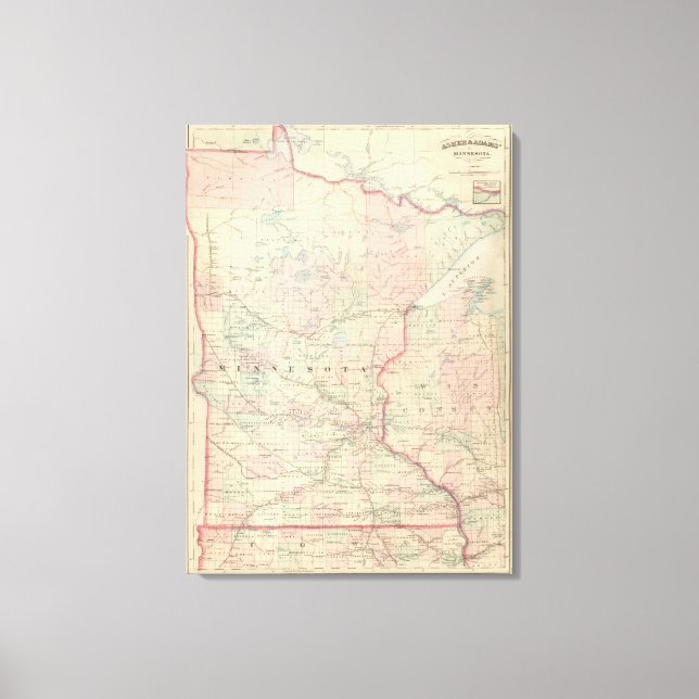 Impressão Em Tela Minnesota 9 (Frente)