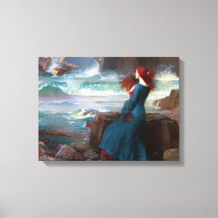 Impressão Em Tela Miranda O Tempest John William Waterhouse