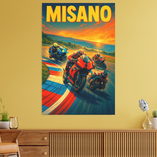 Impressão Em Tela Misano World Circuit Marco Simoncelli MotoGP Itali (Insitu(Sala de estar))