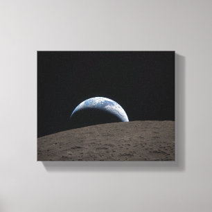 Impressão Em Tela Missão da Lua Artemis Nave Espacial Orion Crepúscu