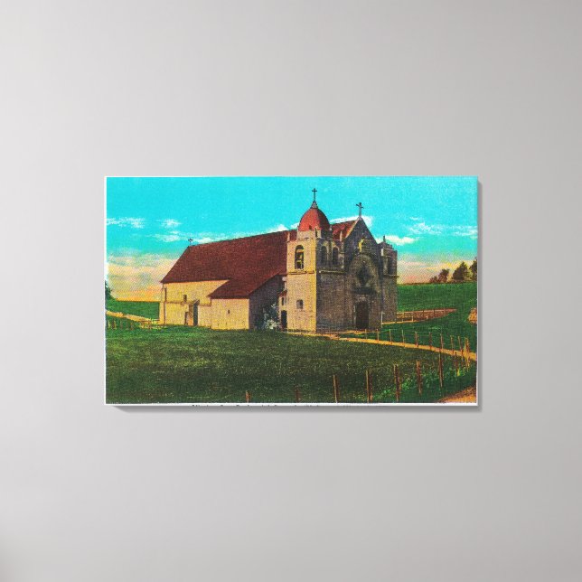 Impressão Em Tela Missão San Carlos Del CarmeloCarmel, CA (Frente)