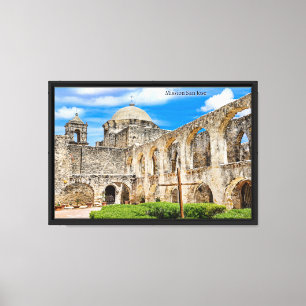 Impressão Em Tela Missão San Jose, San Antonio, Texas