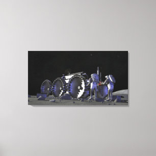 Impressão Em Tela Missões futuras 9 da exploração do espaço