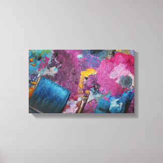 Impressão Em Tela Mistura acrílica com tinta a óleo