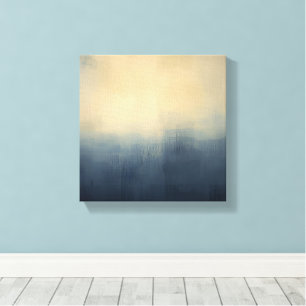 Impressão Em Tela Misty Horizon - Gradient Cityscape Art Pr