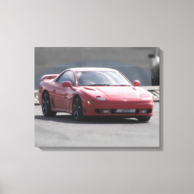 Impressão Em Tela Mitsubishi GTO Twin Turbo (Frente)