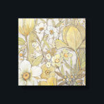 Impressão Em Tela Mix Floral<br><div class="desc">Mix Floral II por Tim OToole. Variedade de cores amarelas e neutras floresce.</div>
