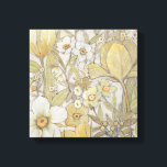 Impressão Em Tela Mix Floral<br><div class="desc">Mix Floral II por Tim OToole. Variedade de cores amarelas e neutras floresce.</div>