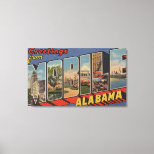 Impressão Em Tela Móbil, Alabama - grandes cenas da letra