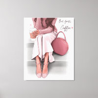 Moça De Moda Mas Café Primeiro