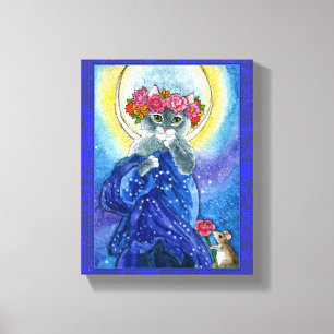 Impressão Em Tela Mocinho de arte de Gato Mucha