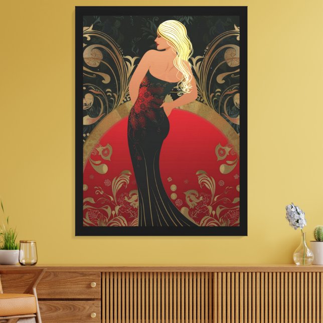 IMPRESSÃO EM TELA MODA-ESQUE #4 (Insitu(Sala de estar))