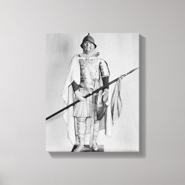 Impressão Em Tela Modelo de cavalaria carolíngia (Frente)