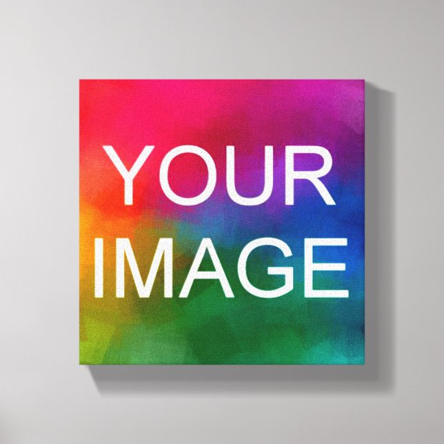 Impressão Em Tela Modelo de Fotografia da Família de Casamentos de E (Frente)