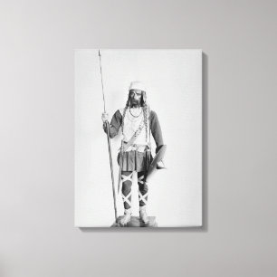 Impressão Em Tela Modelo de um guerreiro francês
