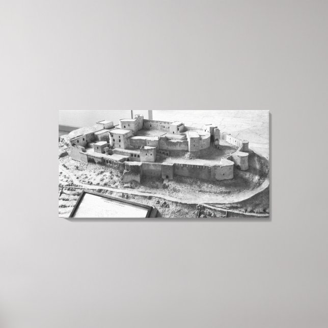 Impressão Em Tela Modelo do Krak des Chevaliers, modelo (Frente)