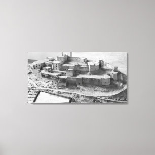 Impressão Em Tela Modelo dos Chevaliers do DES de Krak, modelo