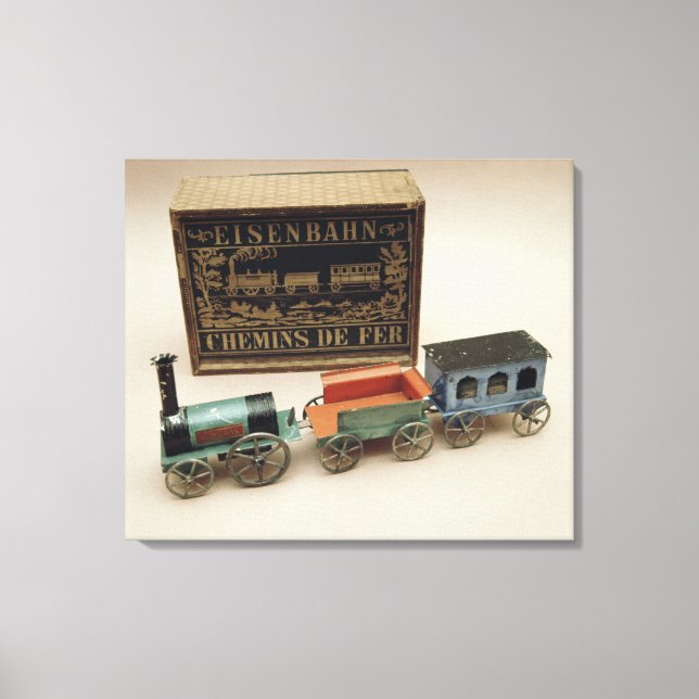 Impressão Em Tela Modelo ferroviário, c.1870 (Frente)