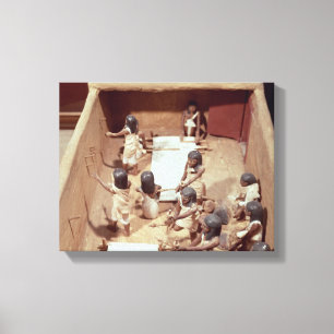 Impressão Em Tela Modelo funerário de uma oficina de matéria têxt