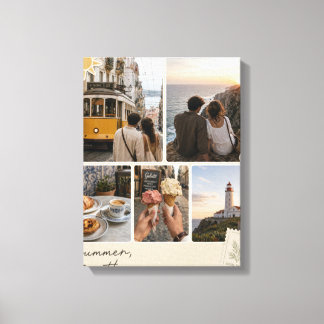 Impressão Em Tela Modelo PicCollage - Tela Esticada 12x16
