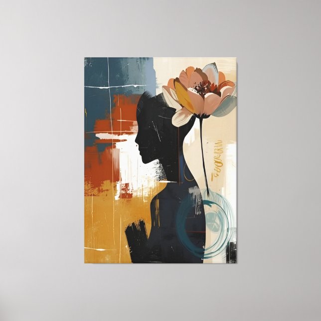 Impressão Em Tela “Modern Abstract Art | Minimal & Stylish Design” (Frente)