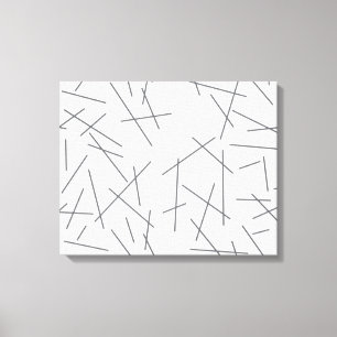 Impressão Em Tela Modern, simple, messy graphic line pattern